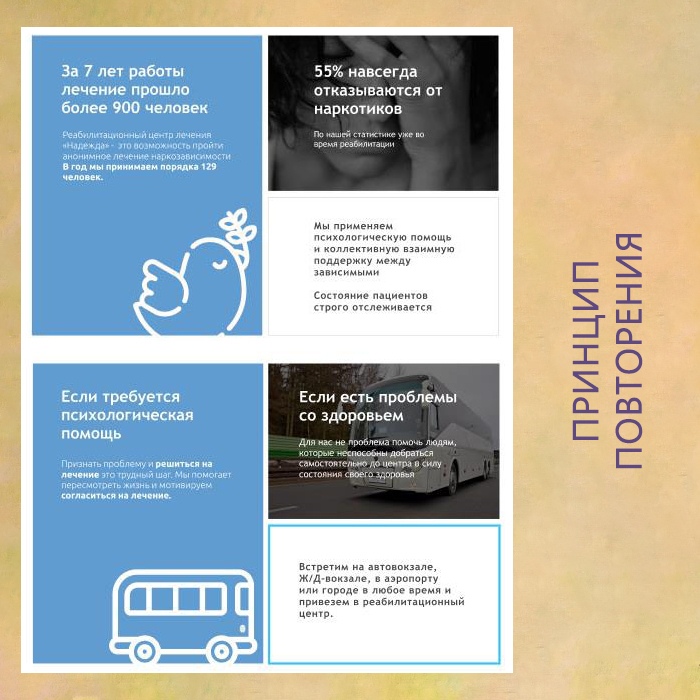 Принципы расположения элементов на странице